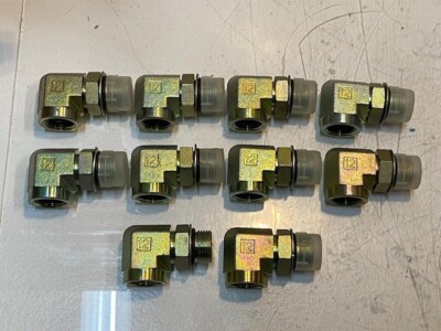 10 Quantity of 90 Degree Elbow Fittings 12 |  23mm Female ID 27mm Male Thread