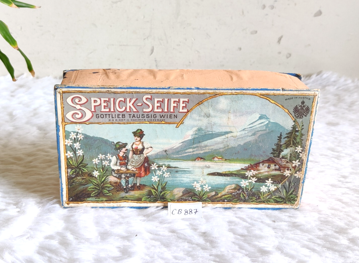 1930s Vintage Gottlieb Taussig Wien Speick-Soap Advertising