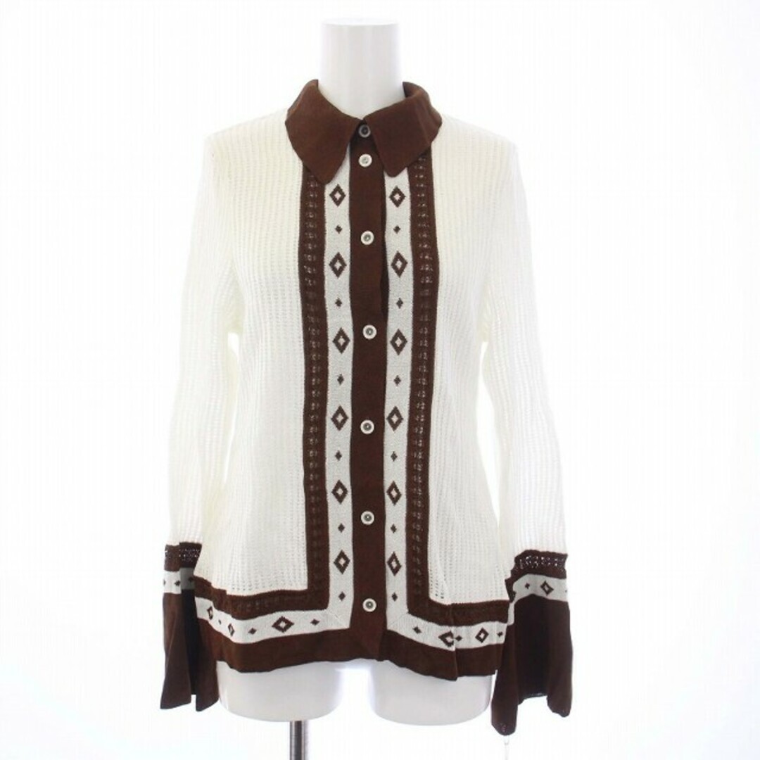 mame/Knitted Shirt with DiamondPattern