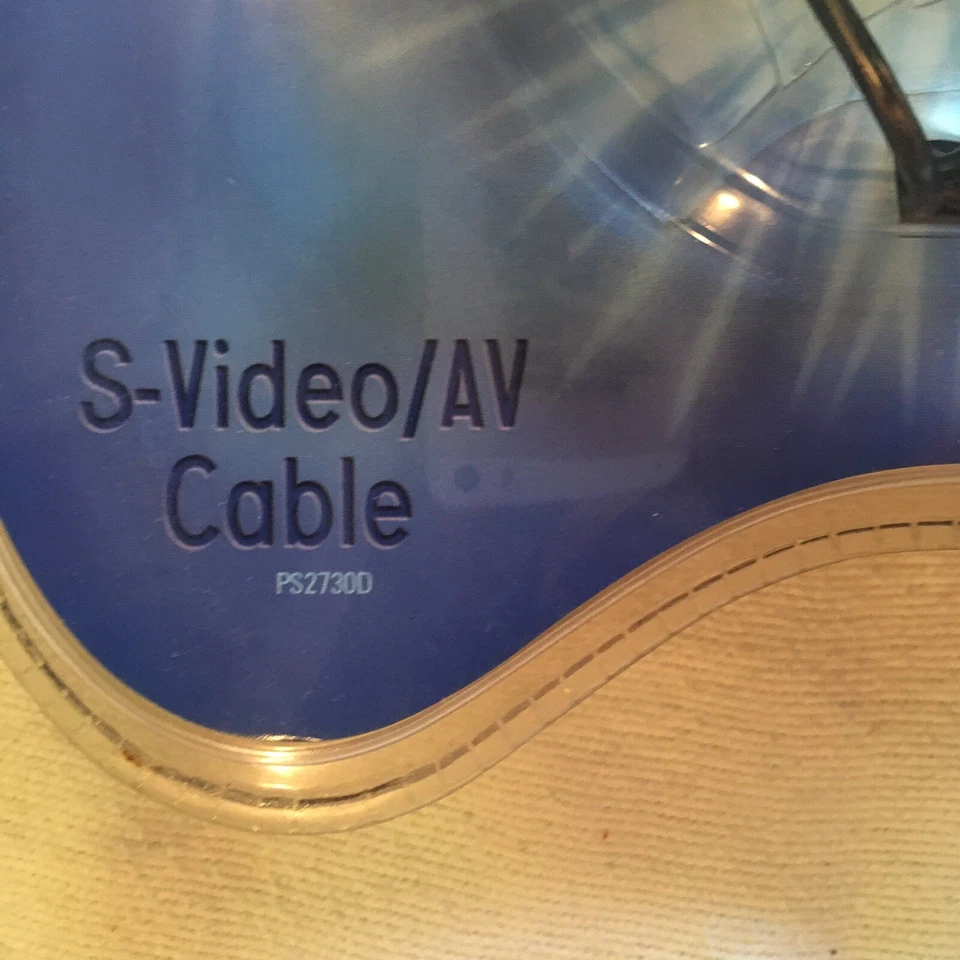 Datel S-Video & Analog AV Cable For PS2 PSone 6 Foot Cable New In Package - Image 2 of 4