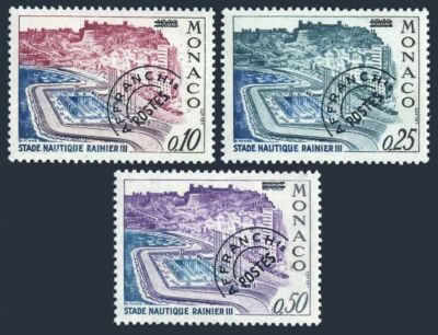 Monaco 587-589 precanceled,MNH.Michel 795-797. Aquatic Stadium