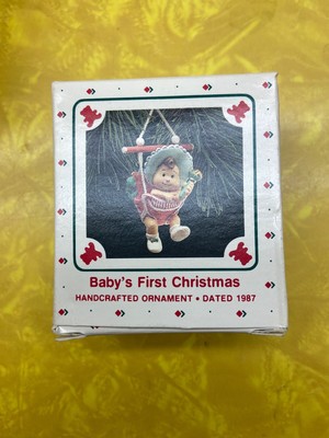 1987 baby's first christmas ornament
