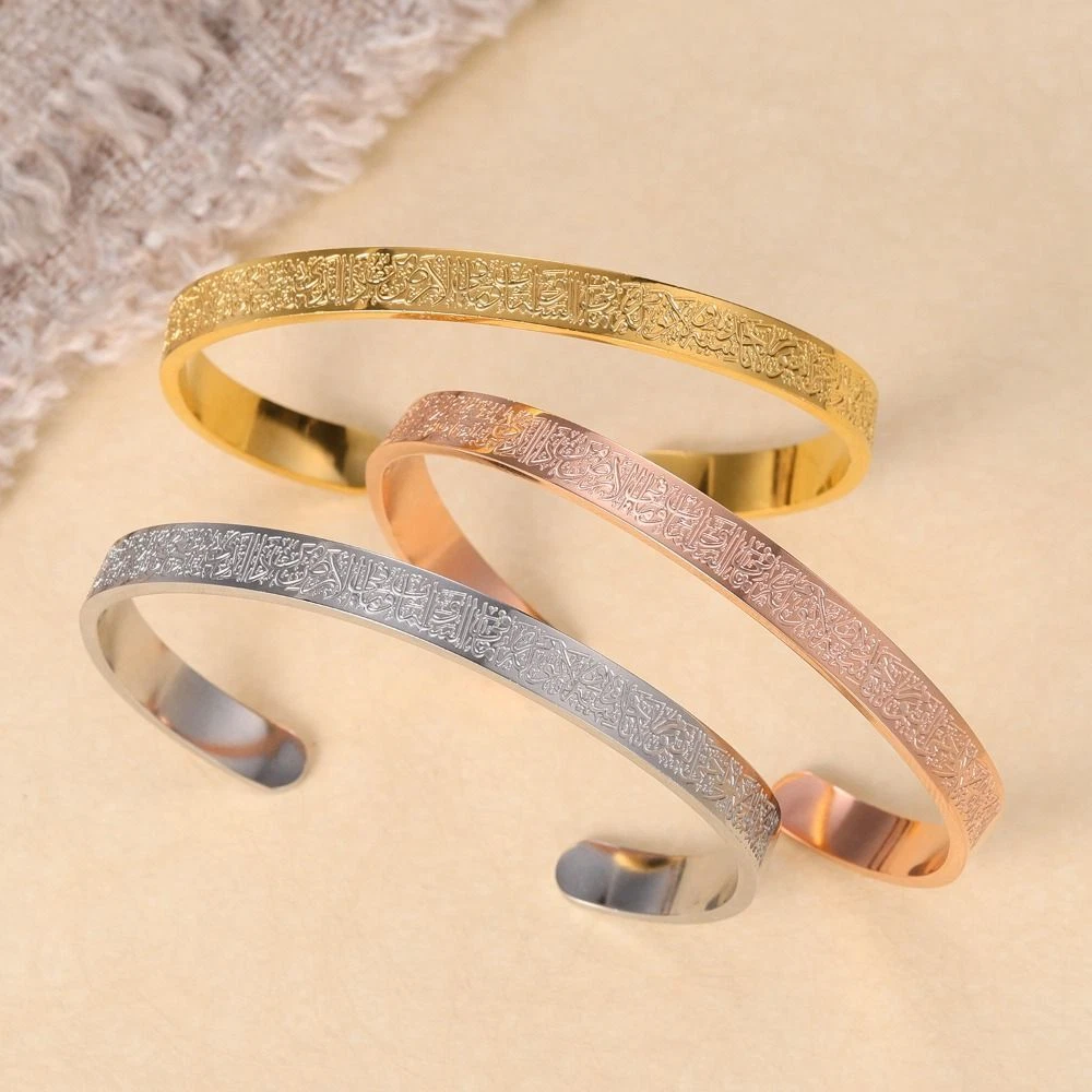 Bangles Golden Bangle Disk Pendant Necklace Women Bracelets Arabic Cuff Bangles