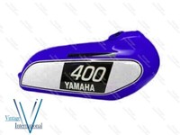 Yamaha 250 DT 400 DT Enduro Kraftstofftank Blau Lackiert Stahl 1975-1977 @Us