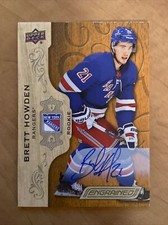 2018-19 Upper Deck Engrained Autographs #59 Brett Howden - New York Rangers