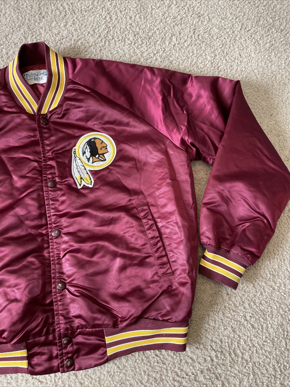 Washington Redskins Chalk Line Satin Jacket Lined Men… Gem