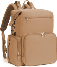 Waterproof Neoprene Diaper Bag Backpack with Changing Pad Insulated Pockets