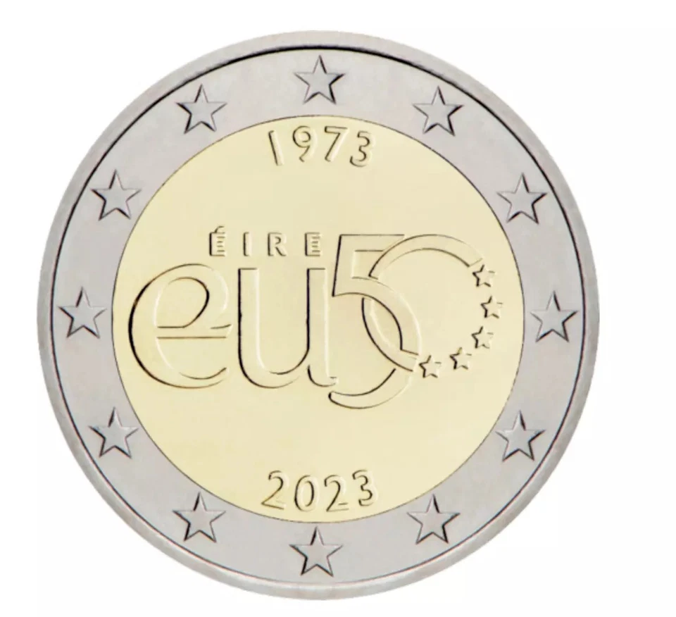 EURO KMS IRLAND PROOF PP 2023. JAHRESTAG DES BEITRITTS ZUR EUROPÄISCHEN UNION - Bild 2 von 2