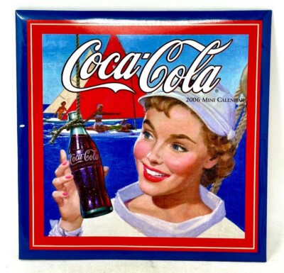 ''Coca Cola 2006 Mini Calendar Never Used Original Package 7''X7'' Benefits Animals
