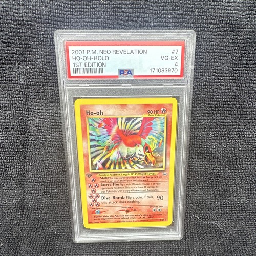 Ho-oh (1st Edition) graded PSA 4 for sale on eBay