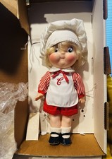 Campbell Kids World Doll With Tag In Box - 16" Plastic Chef Doll Collectible New