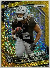 Ashton Jeanty RC  2025 NFL Panini Prizm Gold Sparkle SSP /24 Raiders