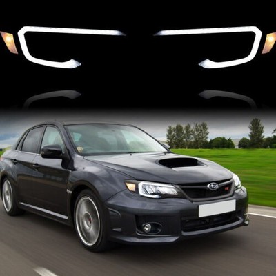 Pair VLAND LED Headlights For Subaru Impreza 2008-2011 WRX 2008-2014 Sequential