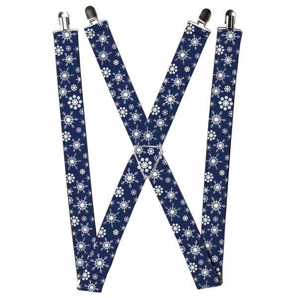Buckle-Down Unisex Adult Suspenders 1.5-Inch Wide Regular Blue (Us Import)-image