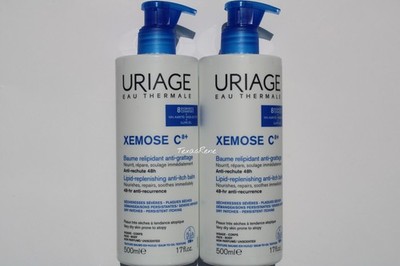 2x Uriage Xemose C8+ Lipid-Replenishing Anti-Itch Balm 500ml (17floz)