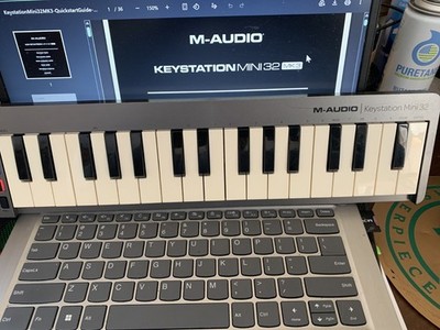 M-Audio Keystation Mini 32 MK3 USB MIDI keyboard portable controller mini keys
