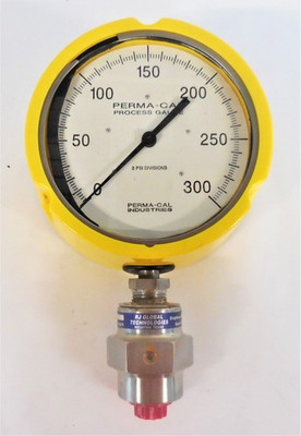 #ad Perma Cal RJ Gobal 121TID07Y23 TW1.5A 0016 Pressure Gauge w Diaphragm 0 300 PSI $262.00