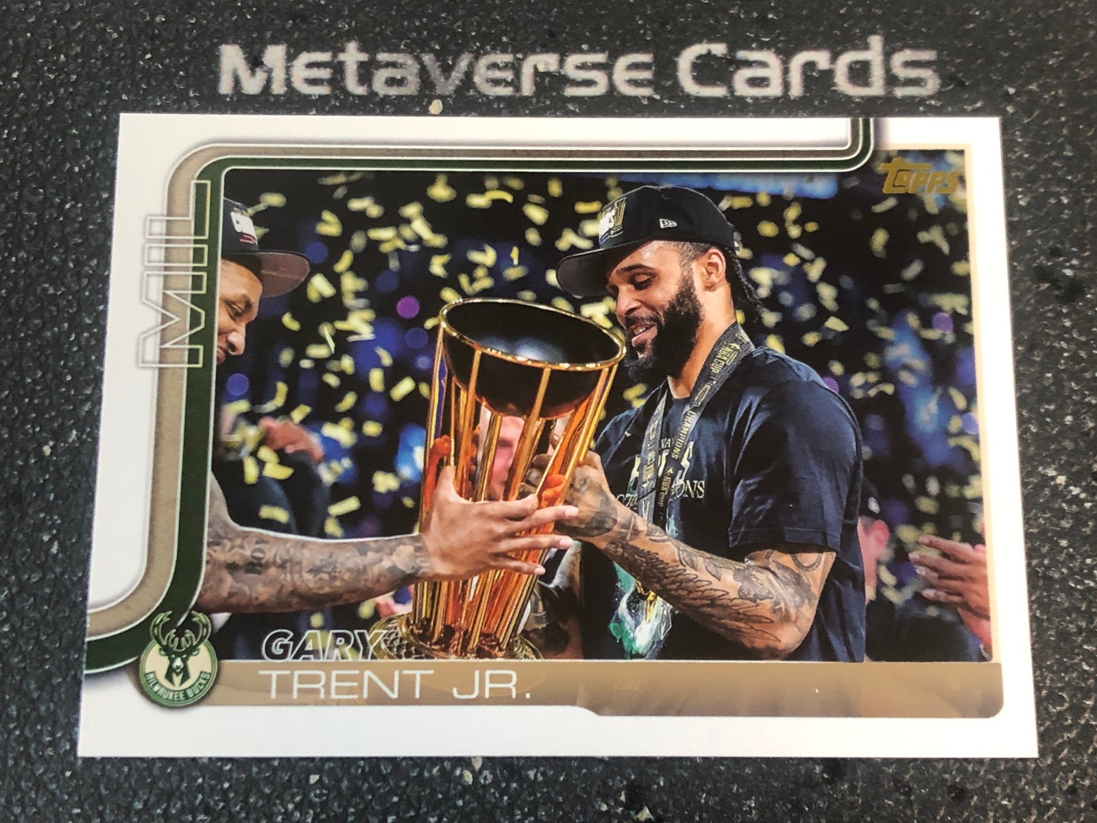 2025-26 Topps Flagship Gary Trent Jr. Golden Mirror Image Variation #59