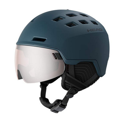 NEW HEAD RADAR nightpetrol ski snowboard helmet with visor lens build in M/L