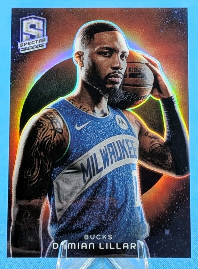 2023-24 Spectra Solar Eclipse Prizm SSP Damian Lillard #1