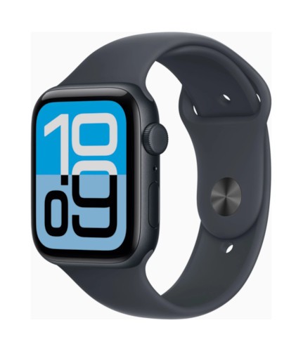 Apple Watch SE 3 64GB 5G 44mm Midnight A3328 (MEPJ4QL/A) mit Sportarmband