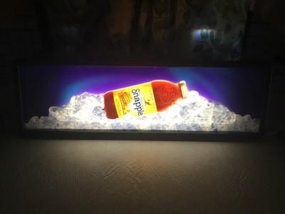 Snapple LIGHT UP Sign Vintage TESTED WORKING SIGN RARE