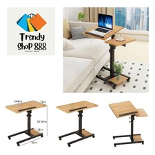 Mobile Adjustable Height Laptop Stand PC Computer Portable Notebook Swivel La...