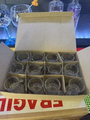 Set of 12 x Licor 43 Cuarenta y Tres Liqueur Mini Beer Glass Shot Glasses New