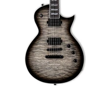 ESP LTD EC-1000T QM Electric Guitar - Charcoal Burst - B-Stock