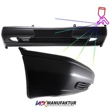 NEU & LACKIERT Mercedes W202 S202 Elegance+250 TD Stoßstange ohne Klima Bj.93-97