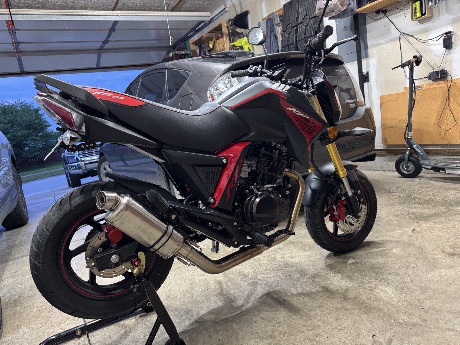2025 MINI Lifan KP 150, 150cc Mini Bike 5-Speed Manual 700 Miles, , Upgrades