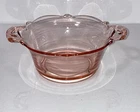 Vintage Jeanette? Pink Glass Nut Candy Snack Bowl 5-1/4 inch
