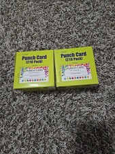 Set Of 2 Reward Punch Cards 210 Each 420 Total