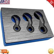 KTTOOL 3 Pcs Pry Bar Wrench Adaptor Head Set, Crowbar Adapter Head Tool, Half...