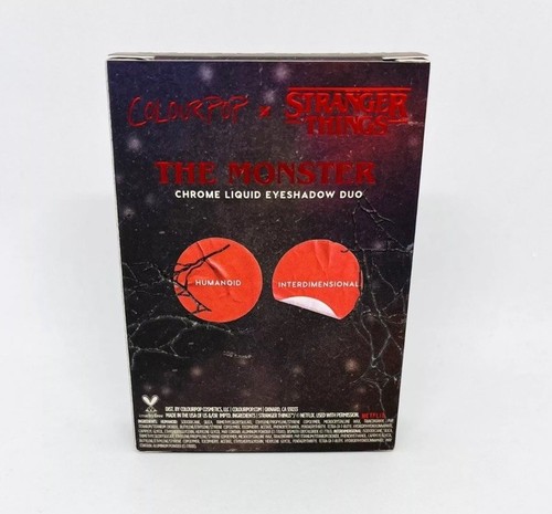 Colourpop X STRANGER THINGS The Monster Chrome Liquid Eyeshadow Duo Set NETFLIX - Picture 12 of 12