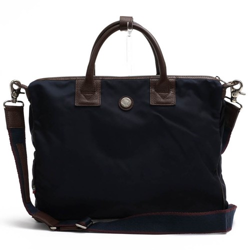 Orobianco business bag, Orobianco PRIGOLO L-G, Italian Limonta nylon, cowhide