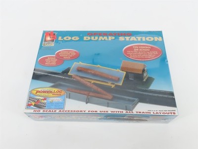 HO Scale Life-Like/Walthers Kit 433-8308 Operating Log Dump Station - SEALED