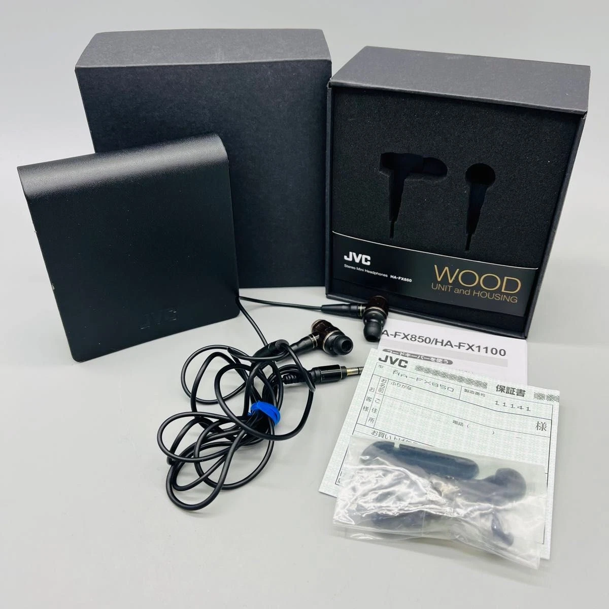 JVC HA-FX850 JVC HA-FX850 WOODシリーズ イヤホン 【公式通販】