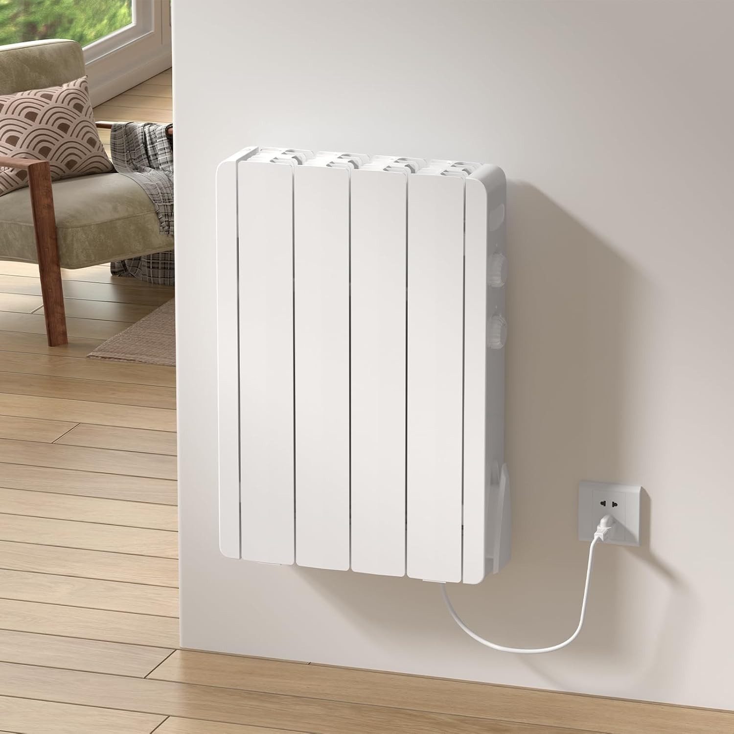 800W Indoor Panel Wall Heater White Hkwh002-800W Energy Efficient