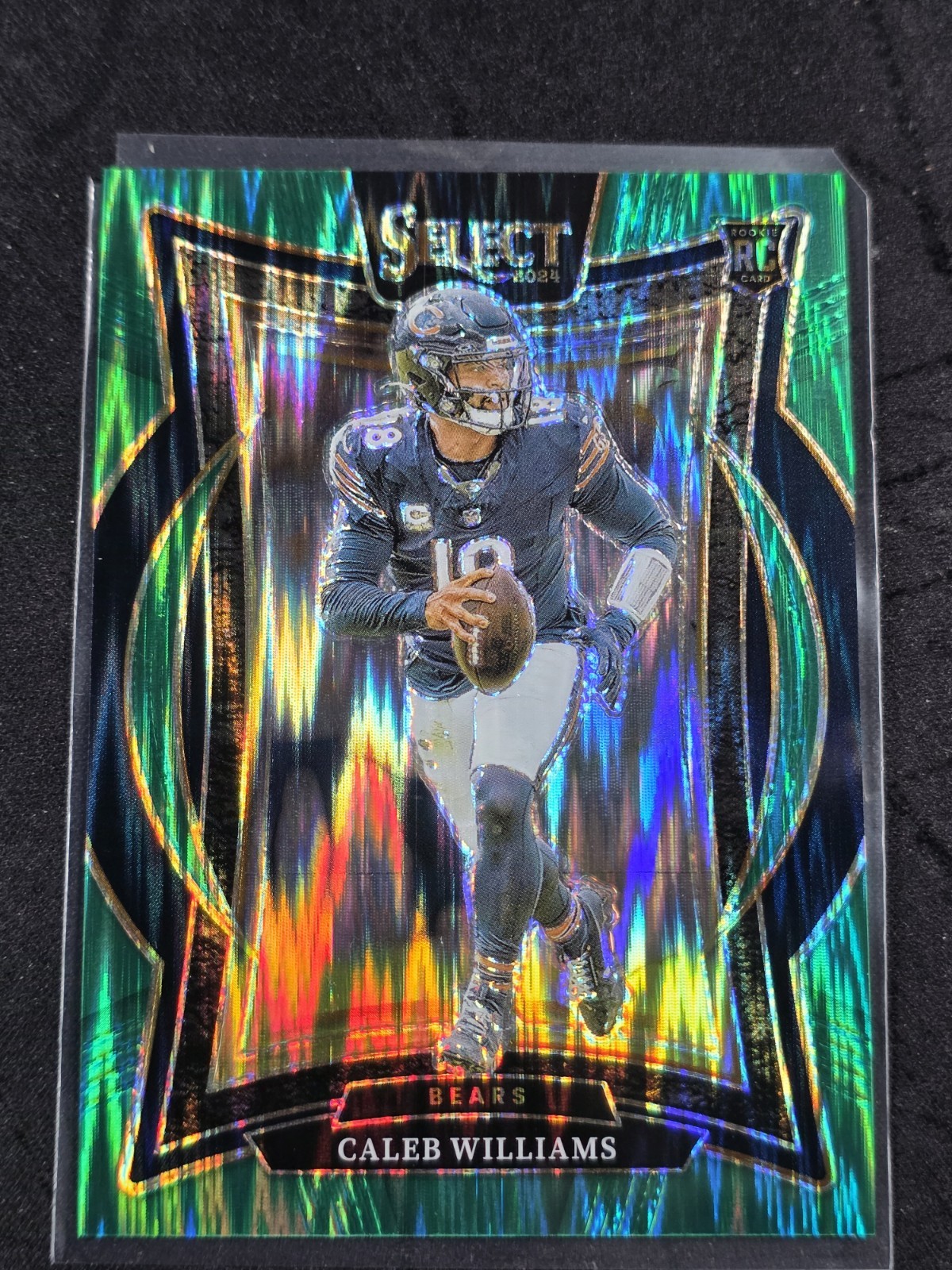 2024 Panini Select Football #25 Caleb Williams Concourse RC Rookie Green 1/5