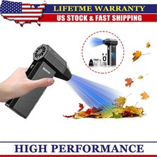 130000RPM Electric Air Duster Cordless Mini Jet Dry Blower Portable Turbo Fan