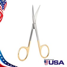 Dental Premium Scissors Curved 4.5" Veterinary Surgical Instruments