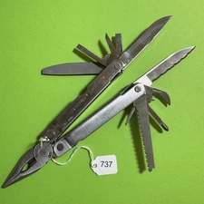 Leatherman Super Tool Plier Multi Tool Pocket Knife Stainless EDC #737