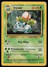 Ivysaur 30/102 Uncommon Base Set Unlimited Pokemon Damaged on eBay
