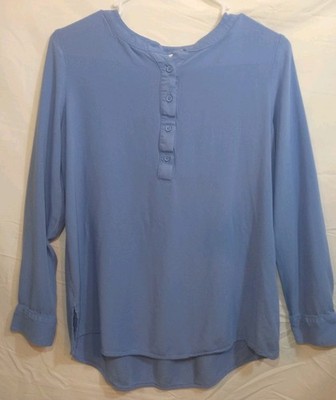 Amazon Essential Small Blouse Top Blue Very Nice