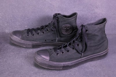 Converse All Star Classic Chucks HI Sneaker Gr. 43 Canvas schwarz mono BC1754
