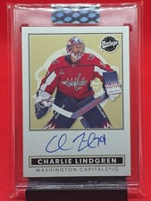 2025-26 Upper Deck Clear Cut #VA-CL Charlie Lindgren Vintage Auto Capitals