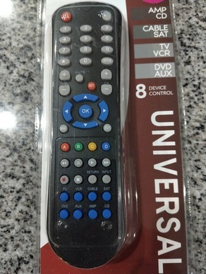 Momentum Brands Universal Remote Control Controls 8 devices (60-689199) Black
