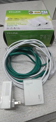 TP-Link AV-200 Powerline Adapter Starter Kit Open Box