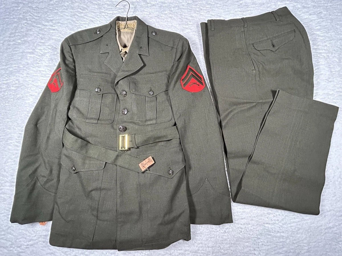 Usmc Green Uniform In Original Vietnam War Uniforms for sale | eBay
